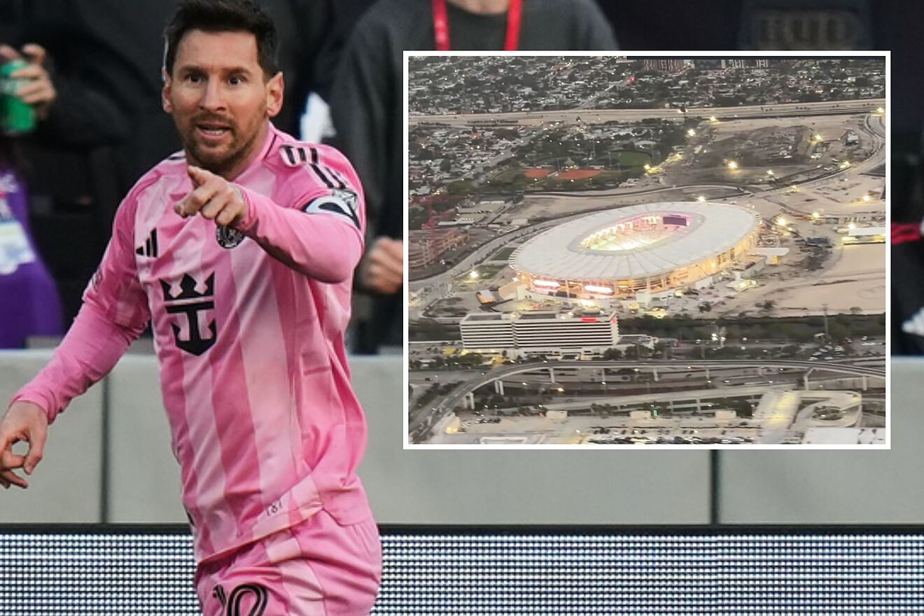 Lionel Messi Inter Miami's Stadium - MLS