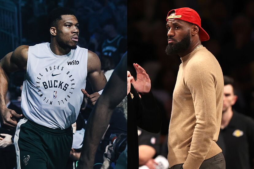 giannis antetokounmpo and lebron james