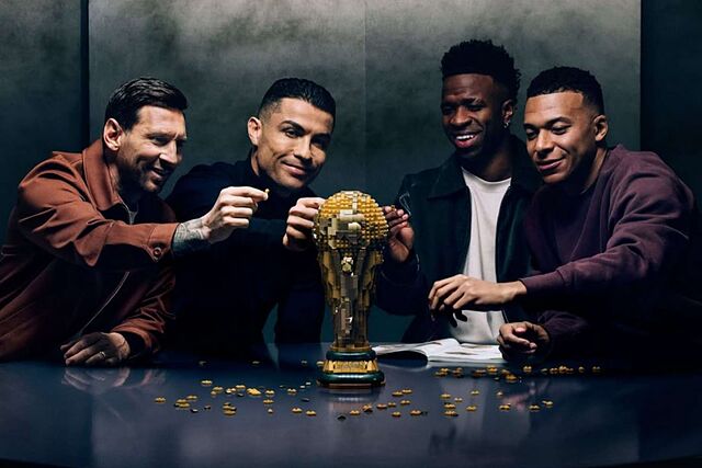 LEGO brings together Messi, Ronaldo, Mbappe and Vinicius Jr in final duel ahead of World Cup