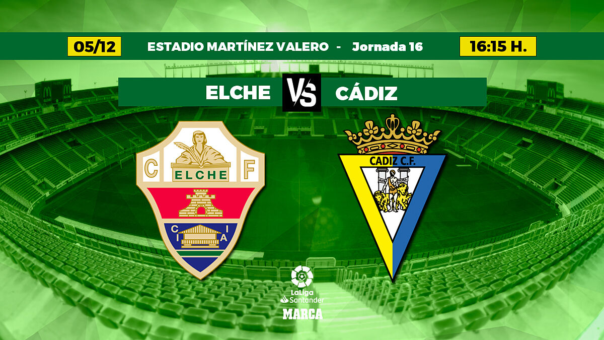 LaLiga Santander: Elche vs Cádiz: Duelo de lo más directo | Marca