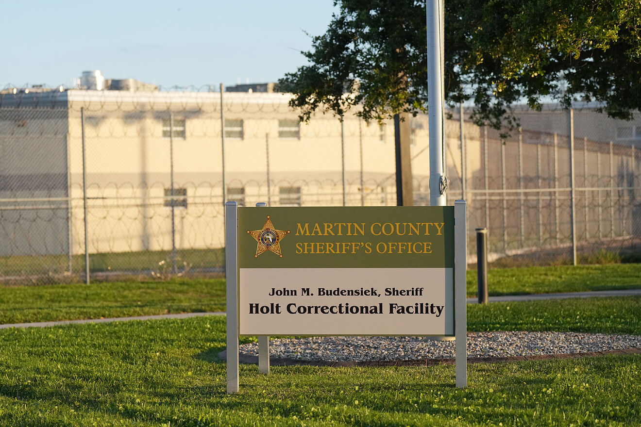 The Martin County Sheriff's Office welcome sign is displayed outside...