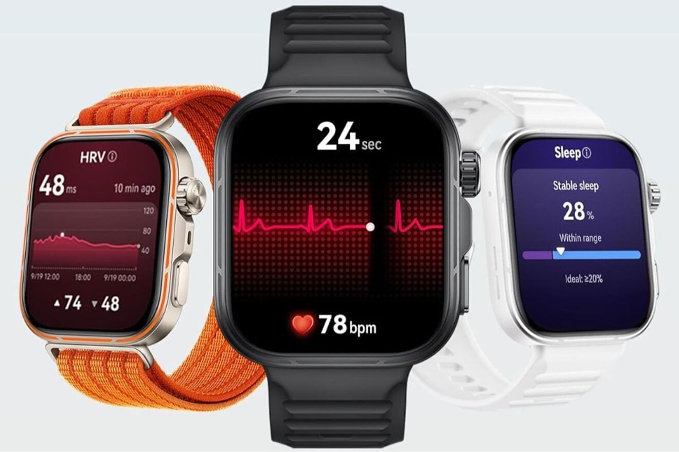 El reloj inteligente que combina diseño deportivo de lujo con funciones de electrocardiograma.