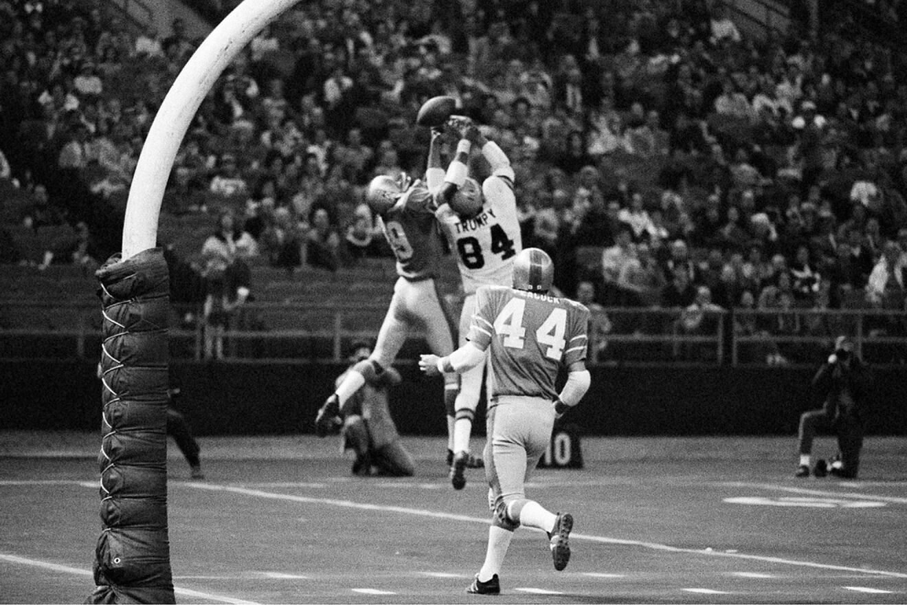 Cincinnati's tight end Bob Trumpy (84) and Houston's Ken Houston (29)