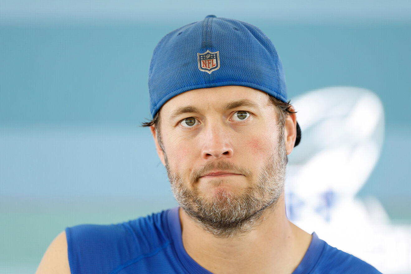 Rams QB Matthew Stafford.