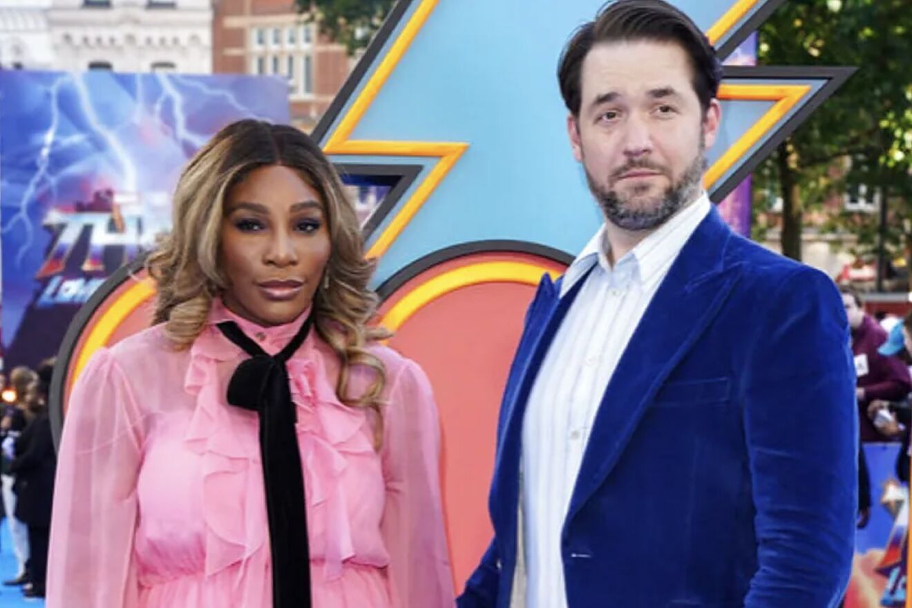 Serena Williams and Alexis Ohanian