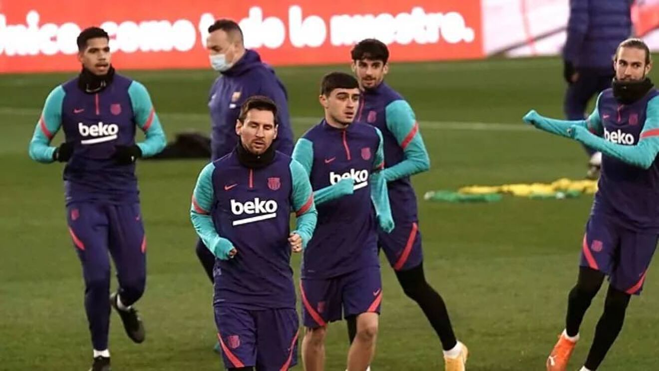 FC Barcelona: Entrenamiento del Barça antes de jugar contra el Atlético ...