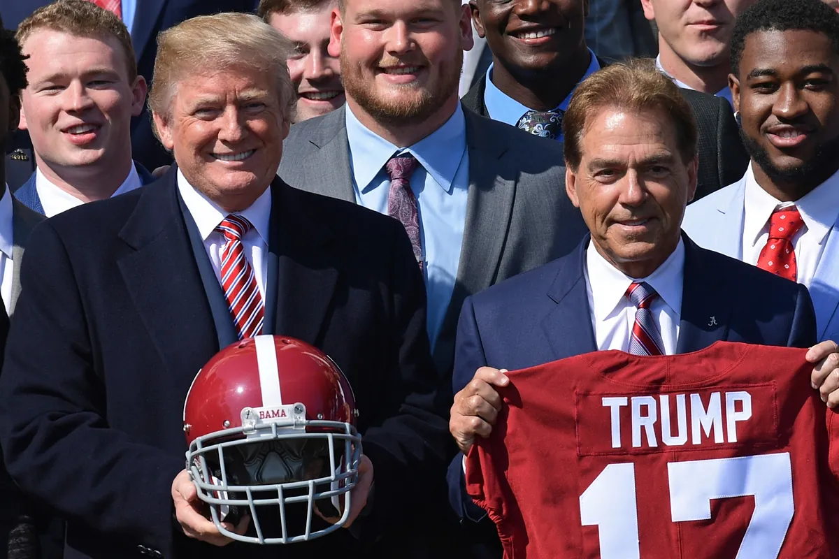 Donald Trump exposes Nick Saban's retirement secret that shook college football fans