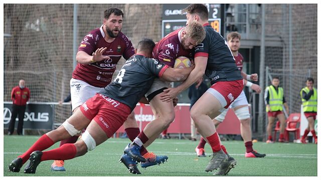 Una imagen del duelo entre el Lexus Alcobendas y el AMPO Ordizia.