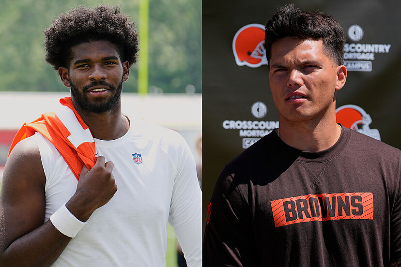 Shedeur Sanders gets a "hint" that Dillon Gabriel might not like from a praise Browns coach | Marca