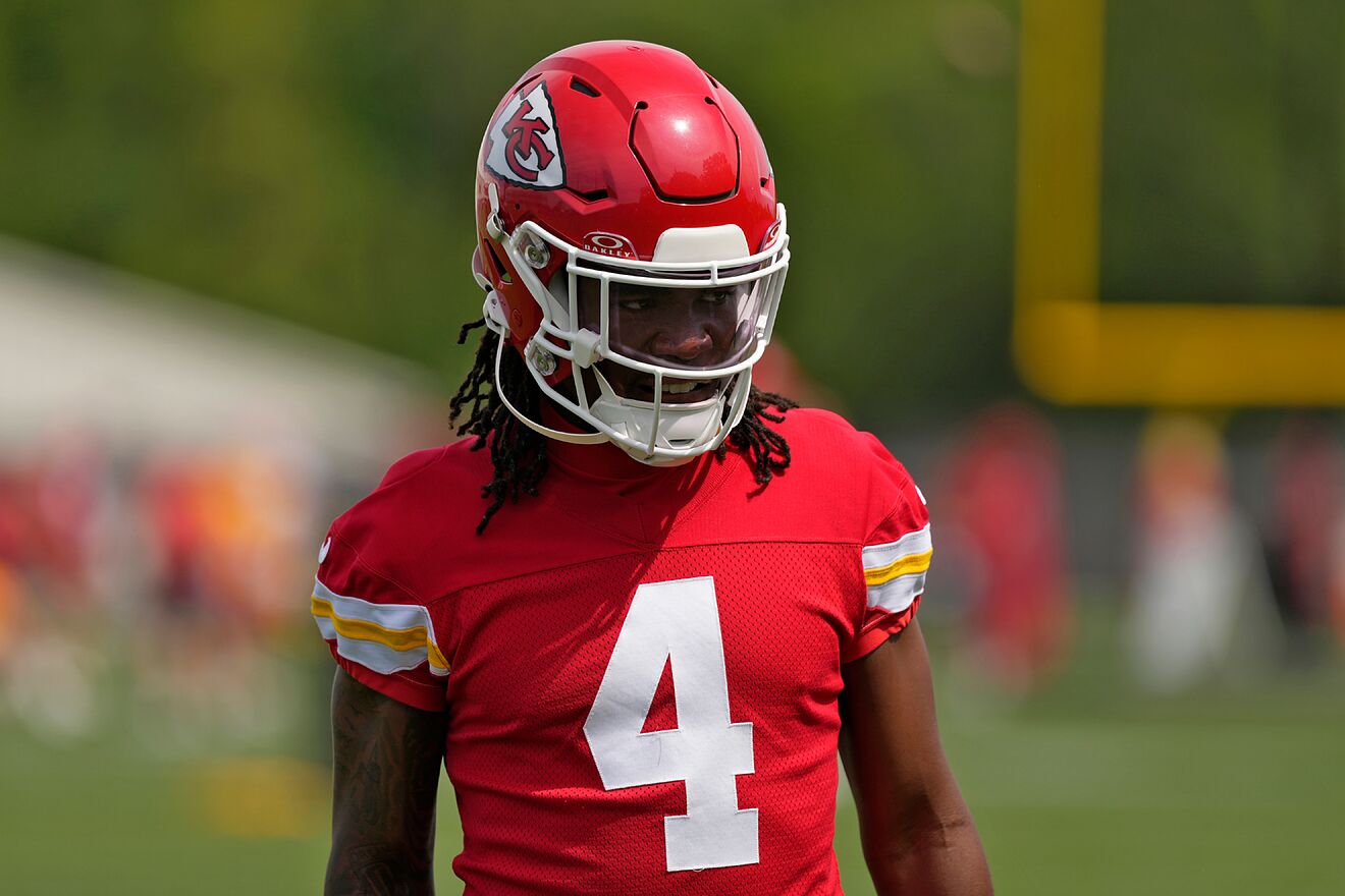 Rashee Rice unbothered by looming suspension appears in fantastic shape ...