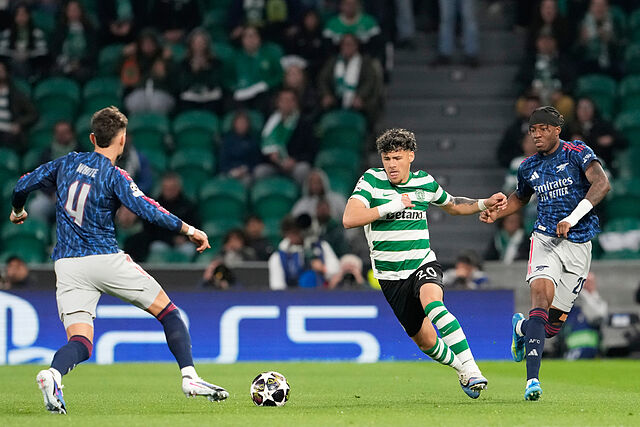 En juego el Sporting vs Arsenal de hoy en la Champions