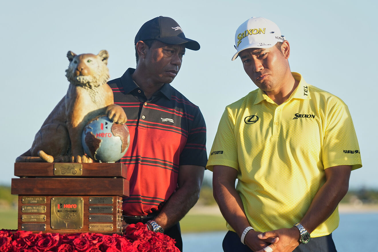 Tiger Woods and Hideki Matsuyama