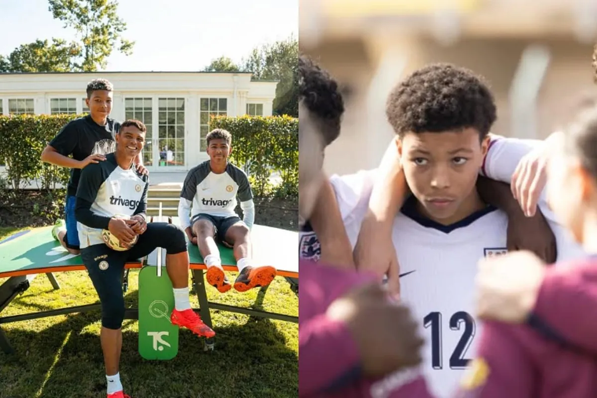 The son of Brazilian international Thiago Silva makes his debut with... England!