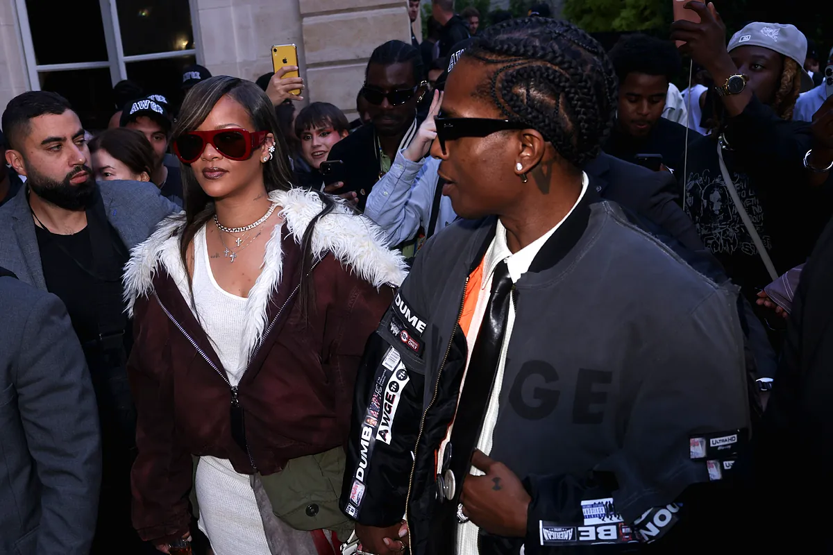 Rihanna and A$AP Rocky spotted on rare night out with their three children