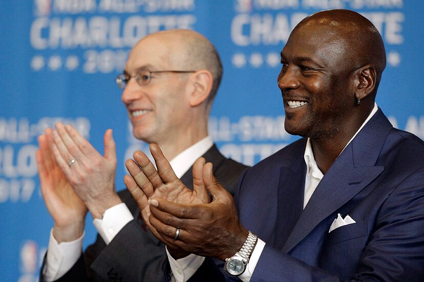 Adam Silver declares Michael Jordan as the GOAT, but don't tell LeBron |  Marca