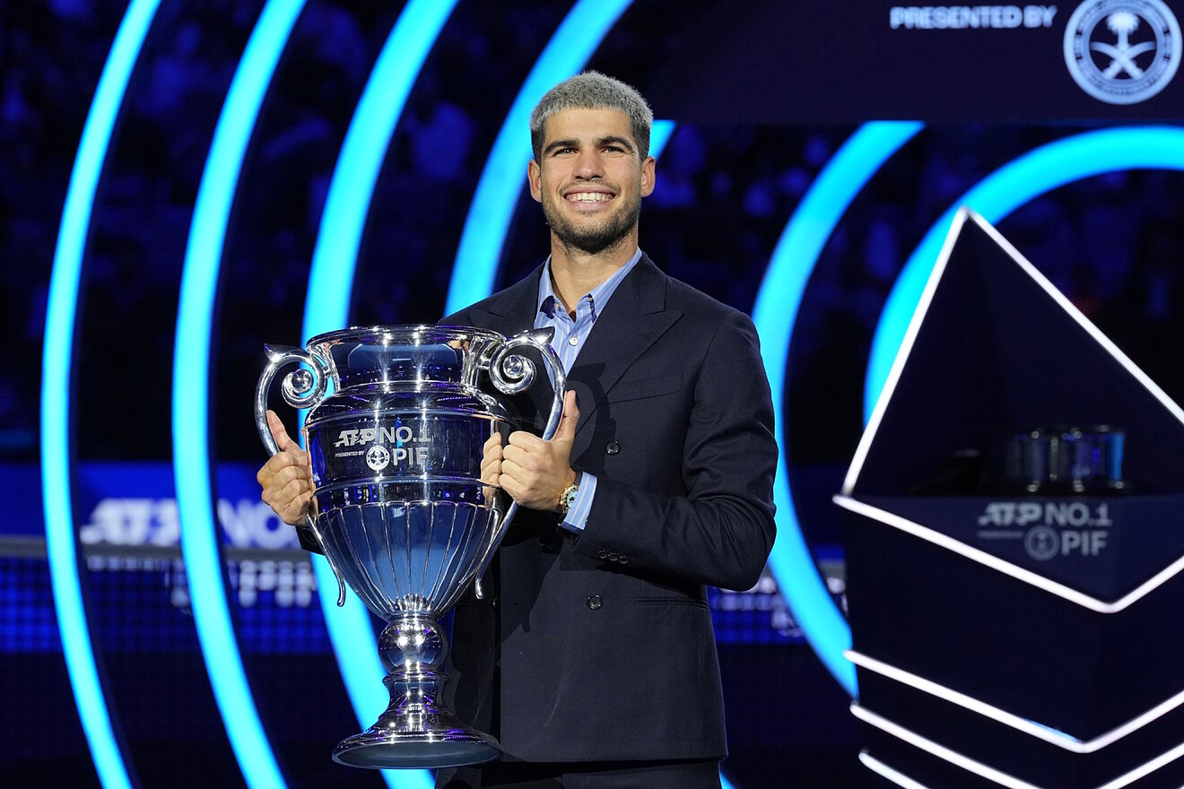 Carlos Alcaraz: "I can sit at the table of Rafael Nadal, Roger Federer...