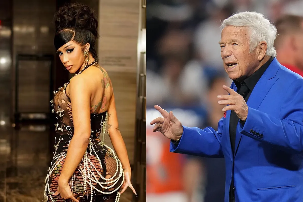 Robert Kraft goes viral dancing with Cardi B as Patriots owner steals the spotlight
