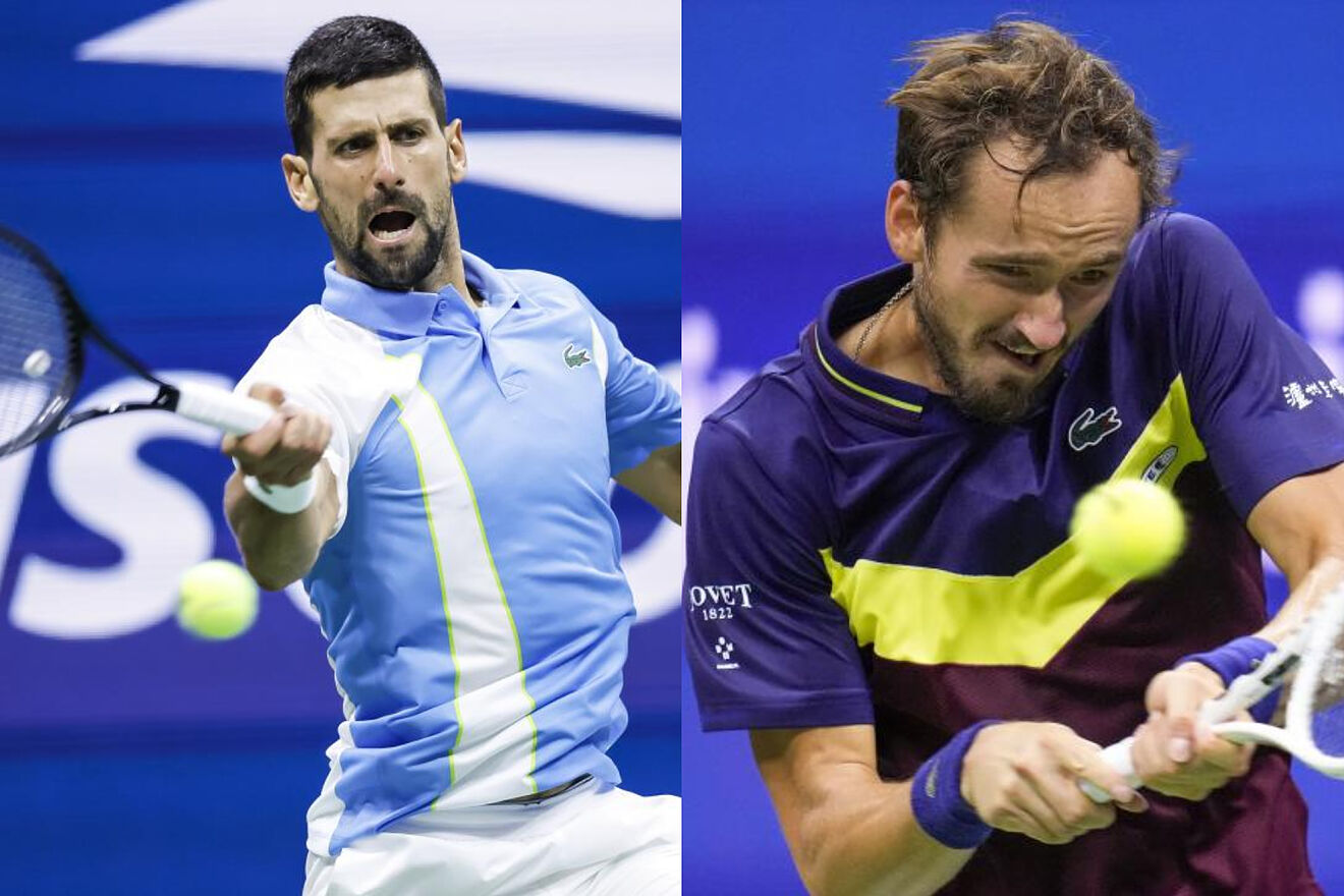 Djokovic - Medvedev: a qu� hora y d�nde ver hoy en TV la final del US Open 2023