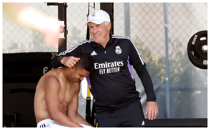 Ancelotti and Casemiro's pre-season conversation in Los Angeles | Marca