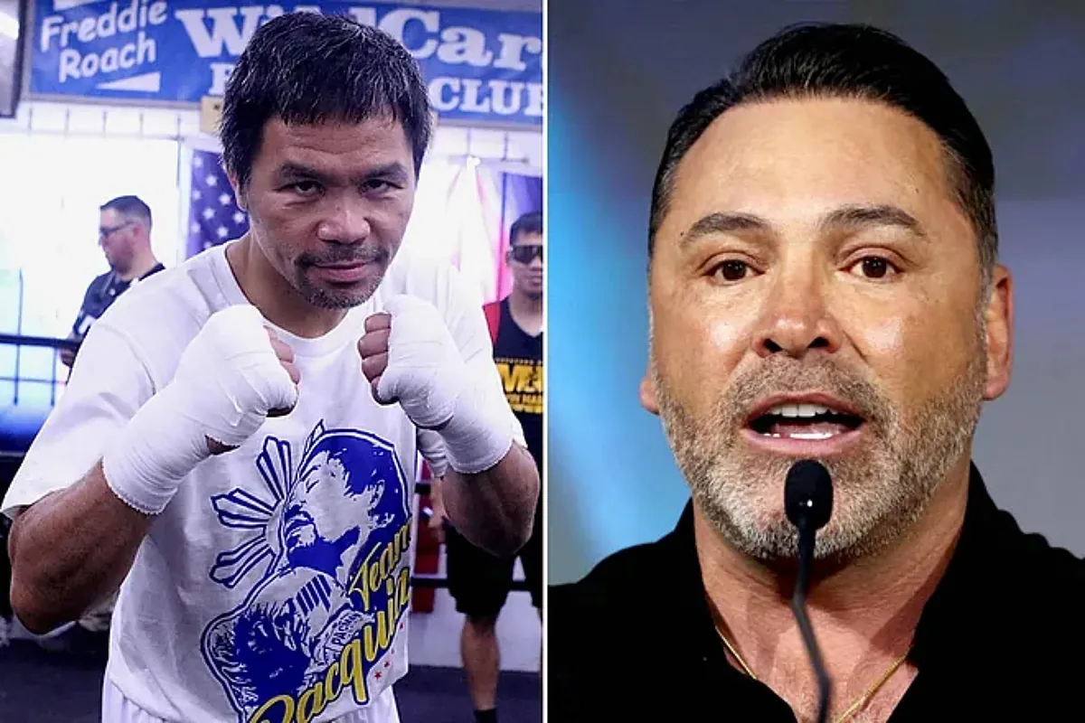 Oscar De La Hoya sends chilling warning to Manny Pacquiao about his return  to the ring | Marca, image size:1200x800