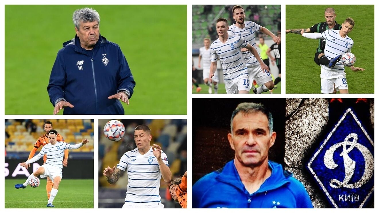 Lucescu (arriba), junto a Catal� (abajo), Tsygankov, Popov,...