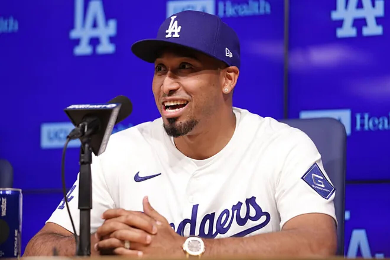 Edwin D�az explains why he chose the Dodgers.