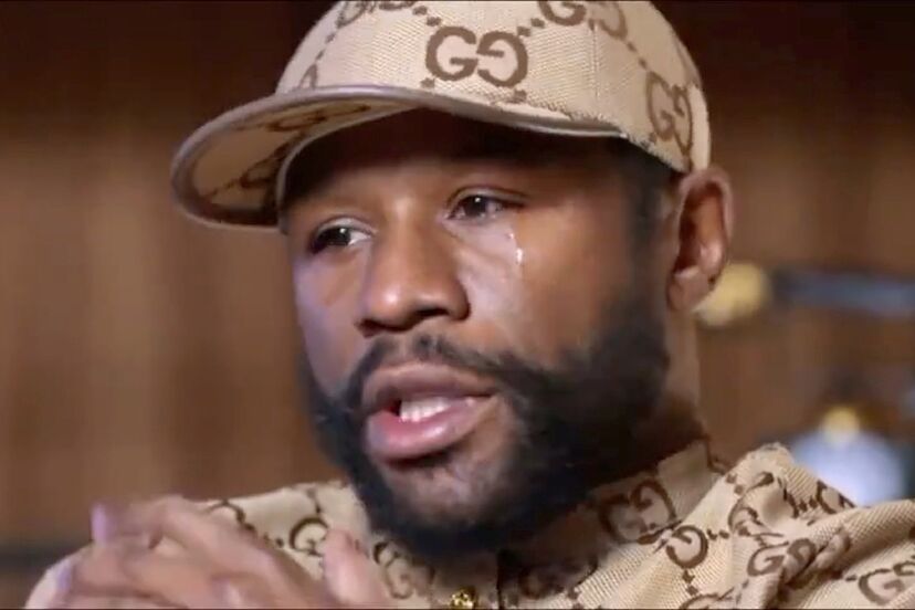 Floyd Mayweather broke down in tears in rare vulnerable interview about the  dark side of fame | Marca