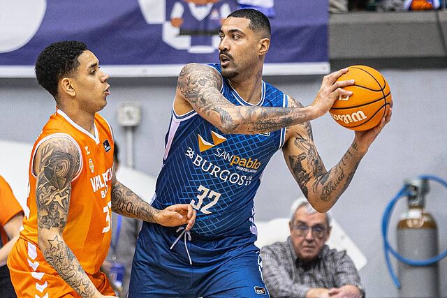 Lima, en el partido de este domingo frente al Valencia Basket