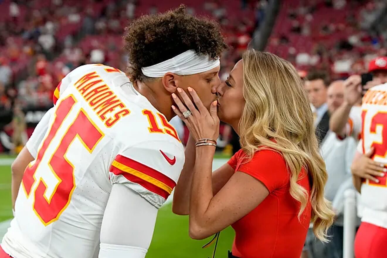 Patrick and Brittany Mahomes