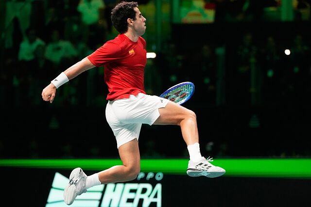 Munar salta de alegr�a.