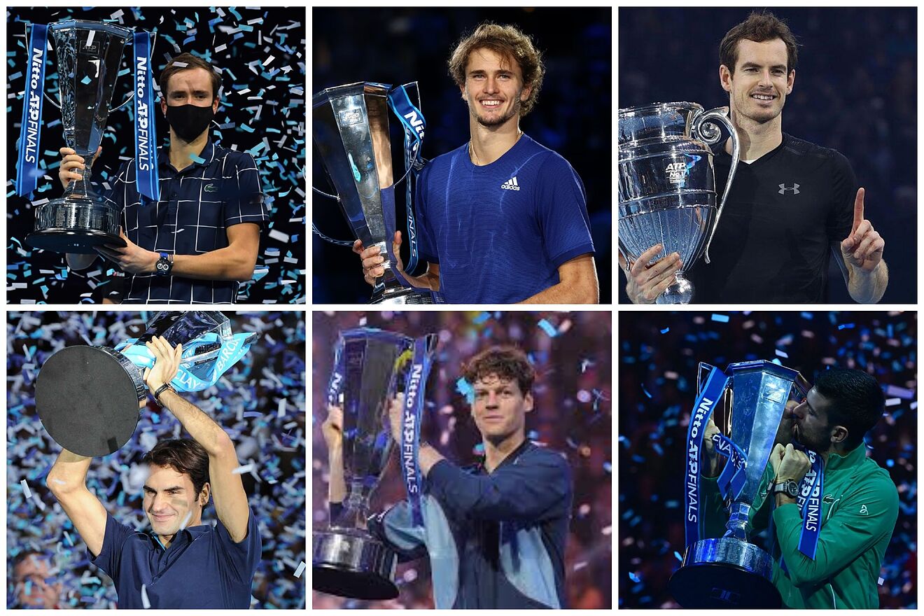 ATP Finals winner through recent years