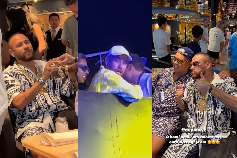 Neymar's party on the high seas despite the injury: party after party on  his cruise ship | Marca