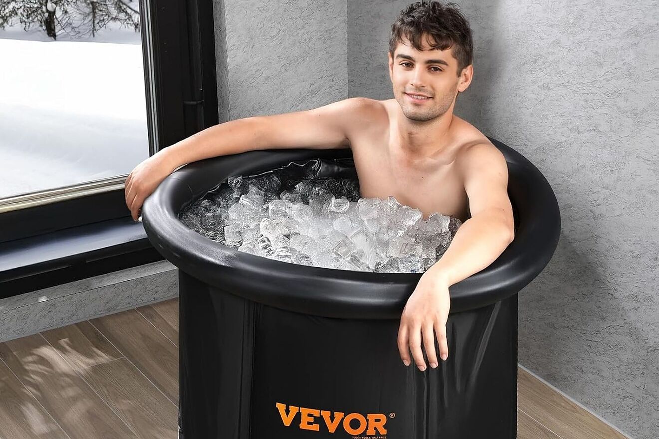 Bañera para meterte en agua con hielo.