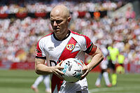 Isi Palaz�n, durante el partido ante la Real Sociedad.