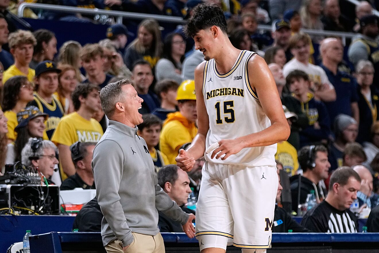 Dusty May seems to be preparing for life without Aday Mara at Michigan