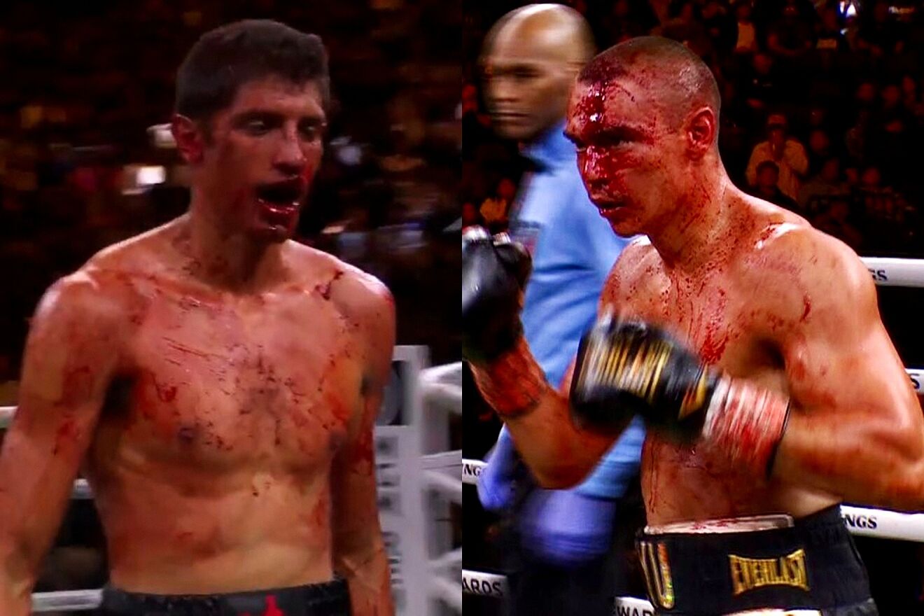 Sebastian Fundora (left) and Tim Tszyu (right).