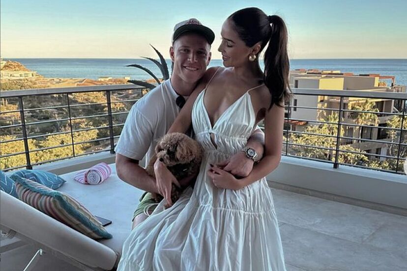 sachin and babi light blue dress Olivia Culpo: A traditionalist at heart, ruled out a single activity before  her wedding to Christian McCaffrey