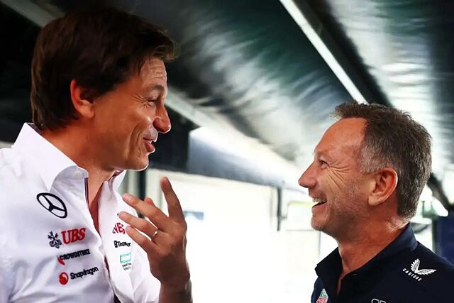 Toto Wolff y Christian Horner, en una imagen de 2024.