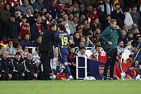Simeone, ante el Arsenal.