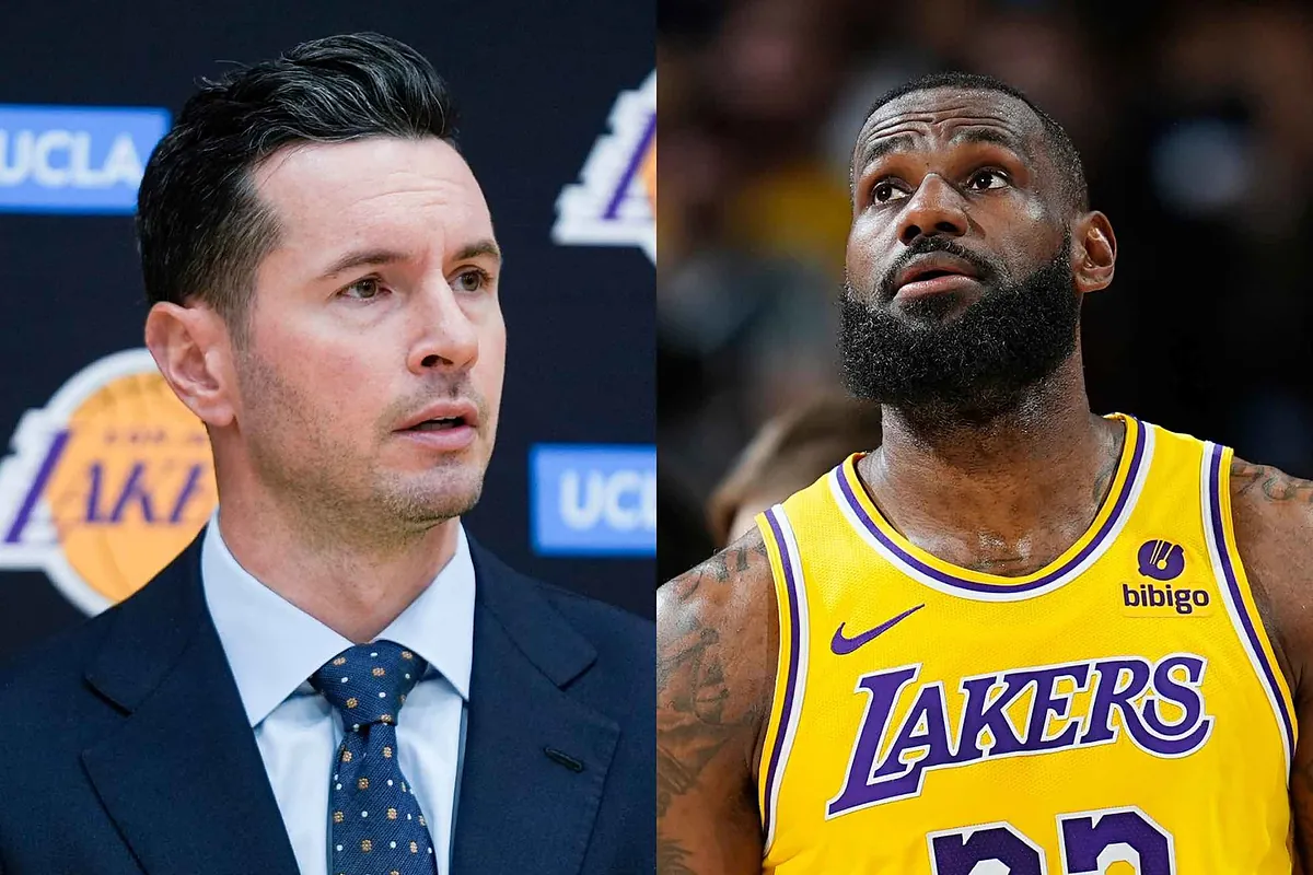 JJ Redick's first words about LeBron James as Lakers coach inspire comical  groan from reporters room | Marca
