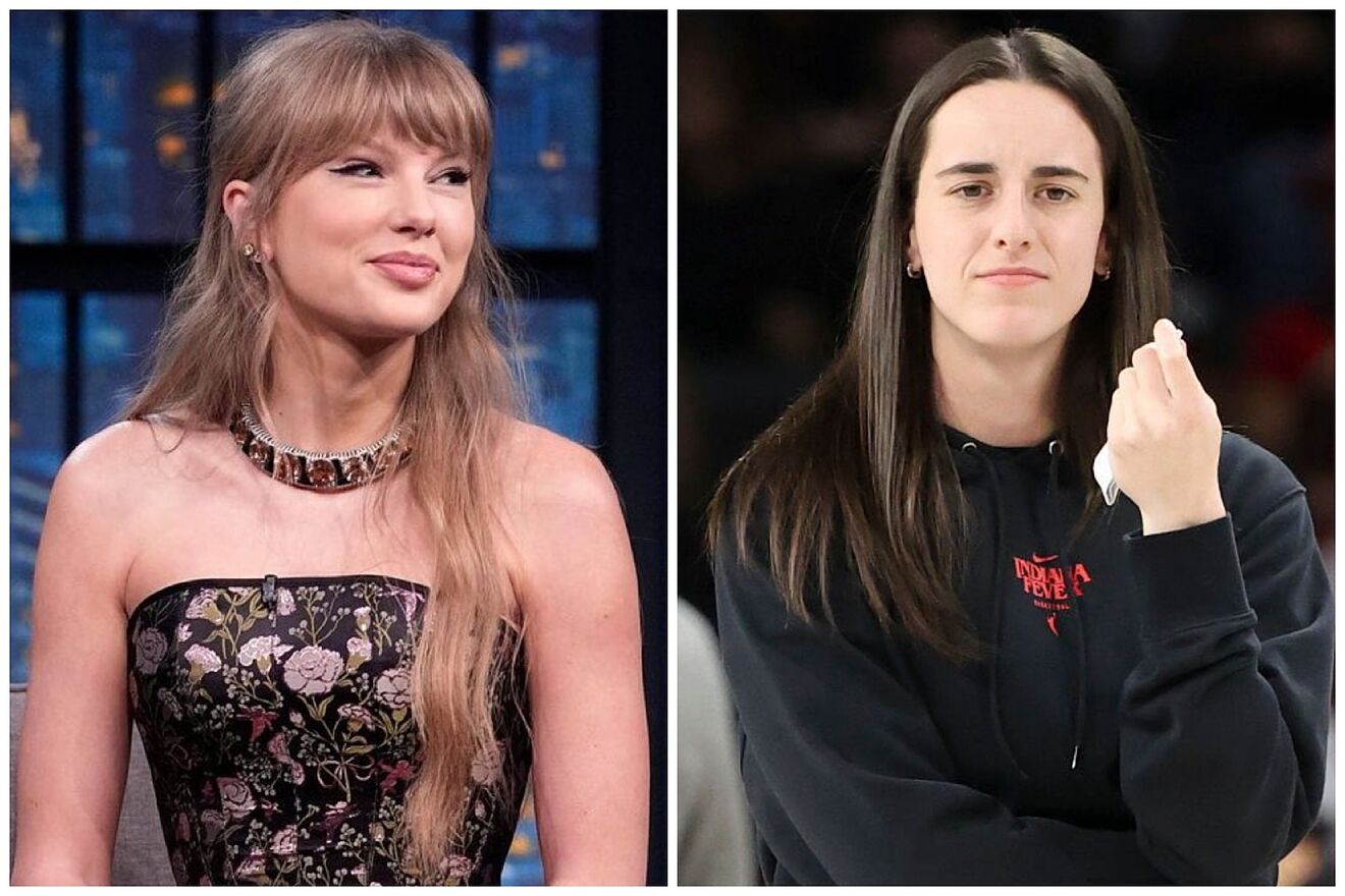 Taylor Swift and Caitlin Clark