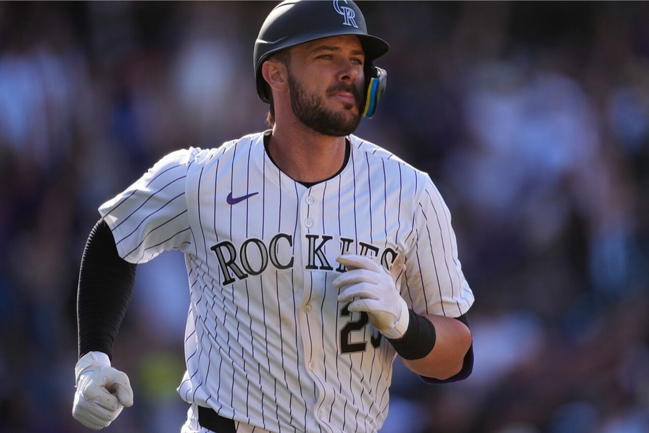 Kris Bryant at the game against the Tampa Bay Rays in Denver.