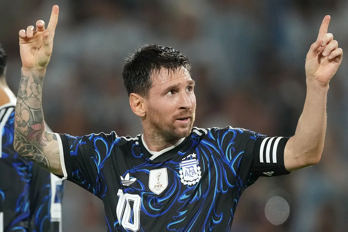 Messi's show in his last match with the Argentine national team at home
