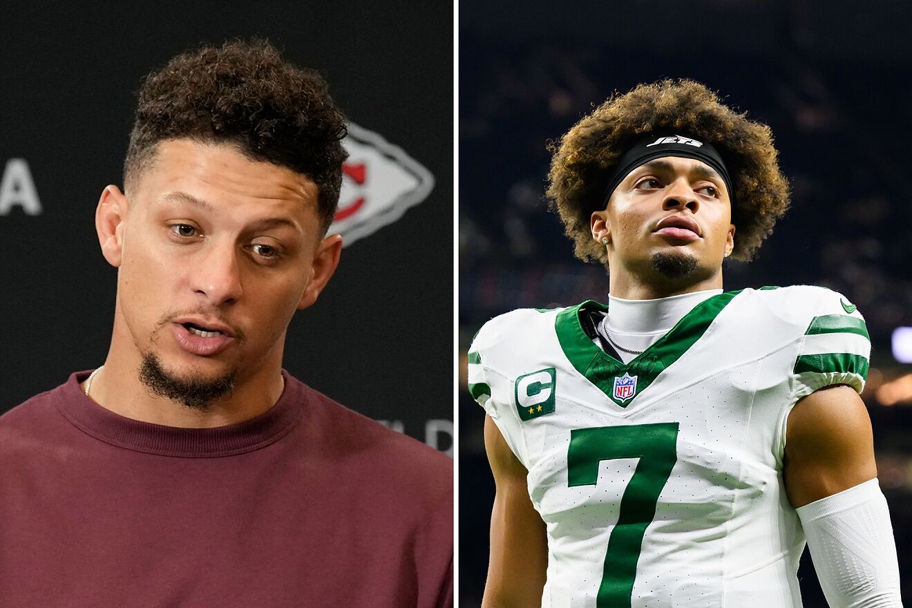 Patrick Mahomes and Justin Fields