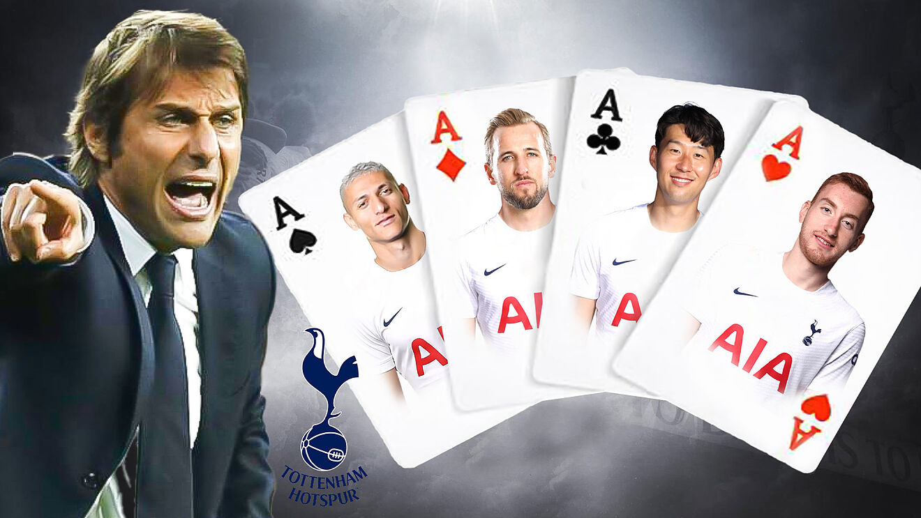 Conte construye en el Tottenham un ataque que asusta