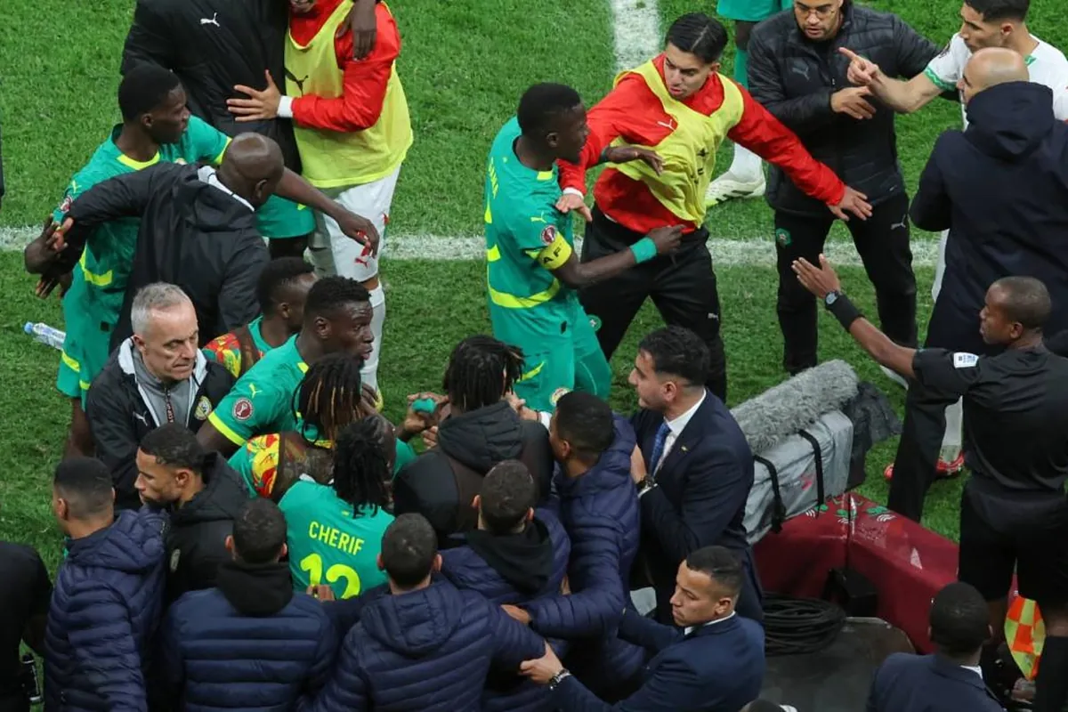 Infantino criticises Senegal players' behaviour: "We witnessed unacceptable scenes"