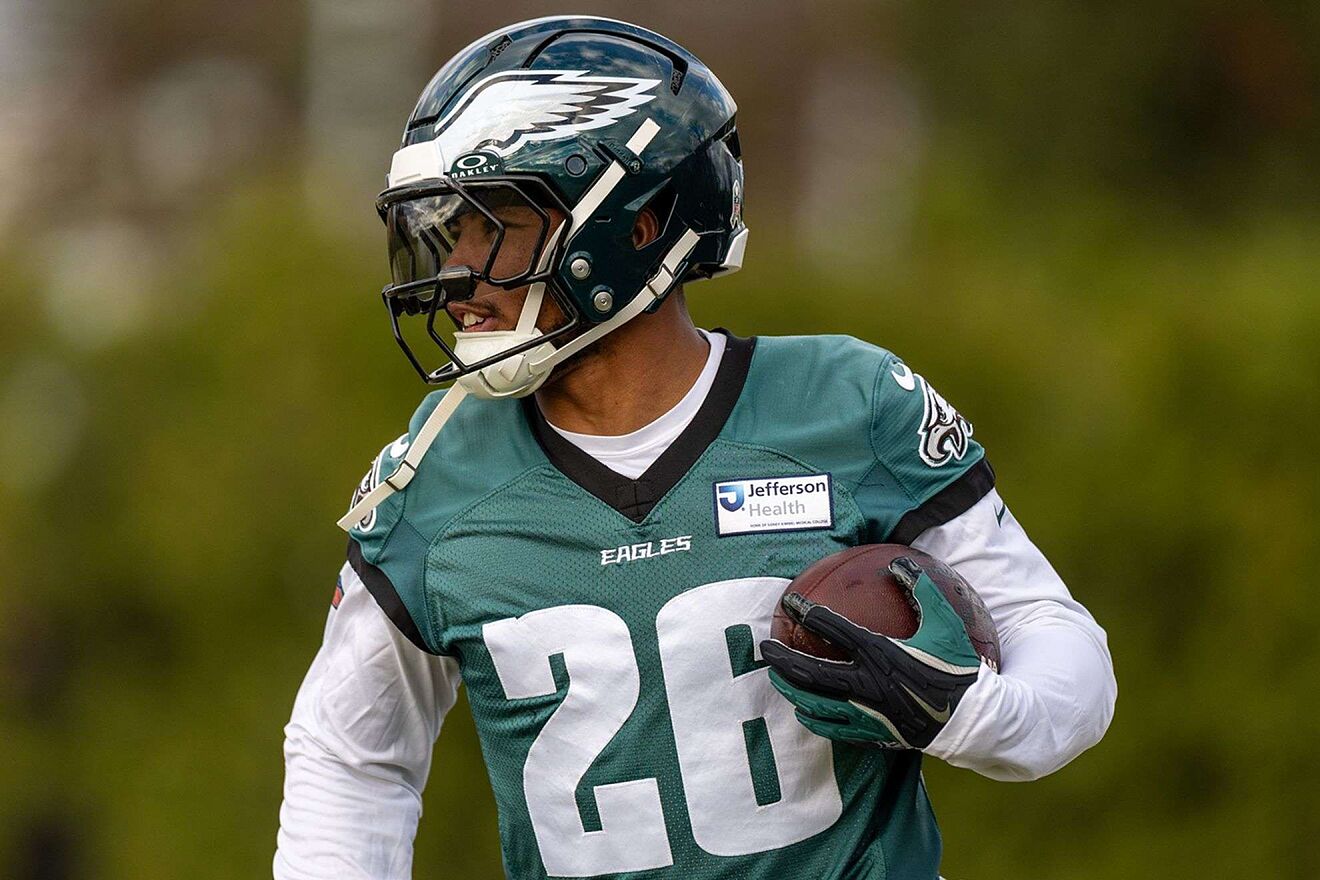 Saquon Barkley has become the Eagles good-luck charm against the...