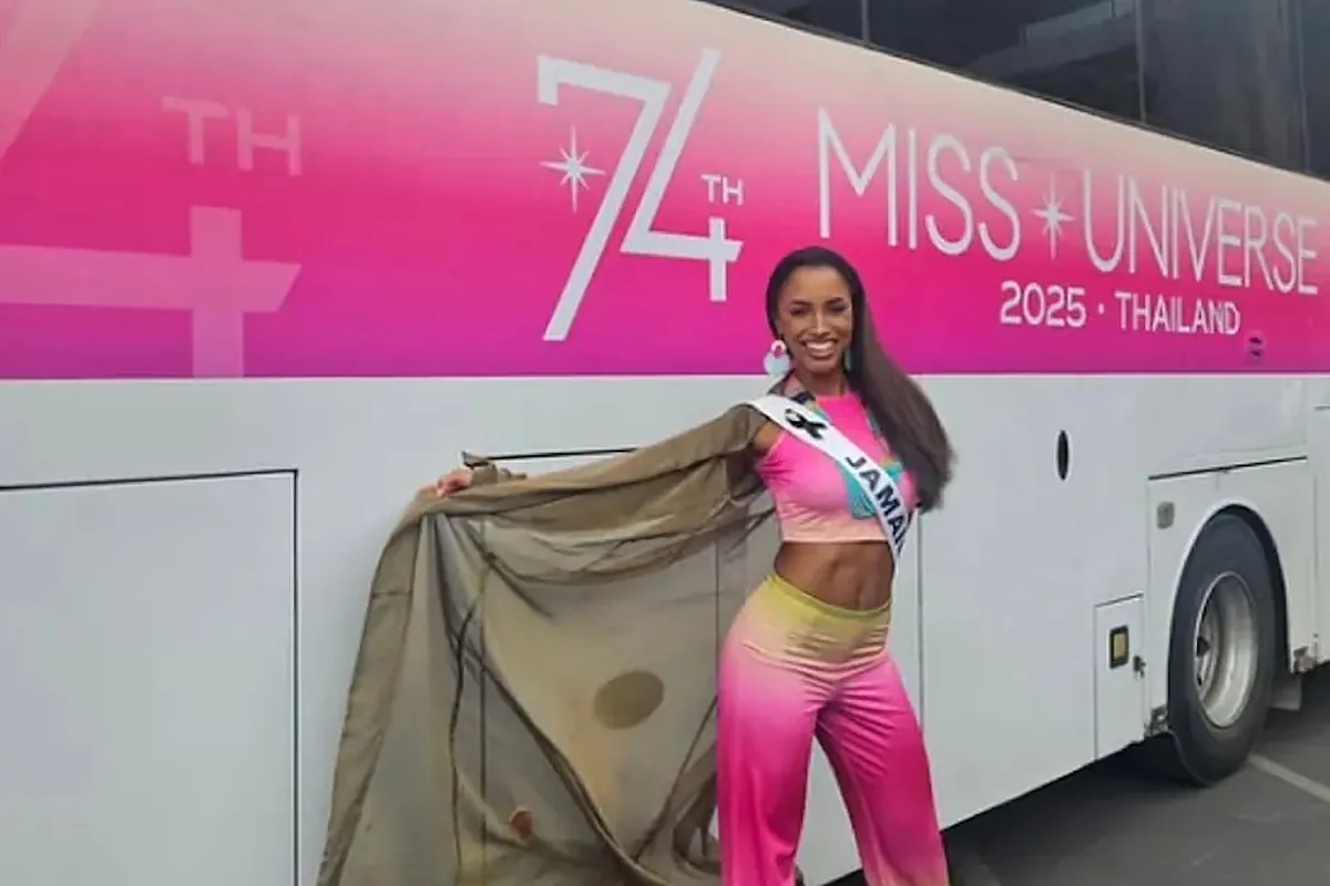 Miss Jamaica suffers a heavy fall at Miss Universe 2025: this was the accident that alarmed the pageant