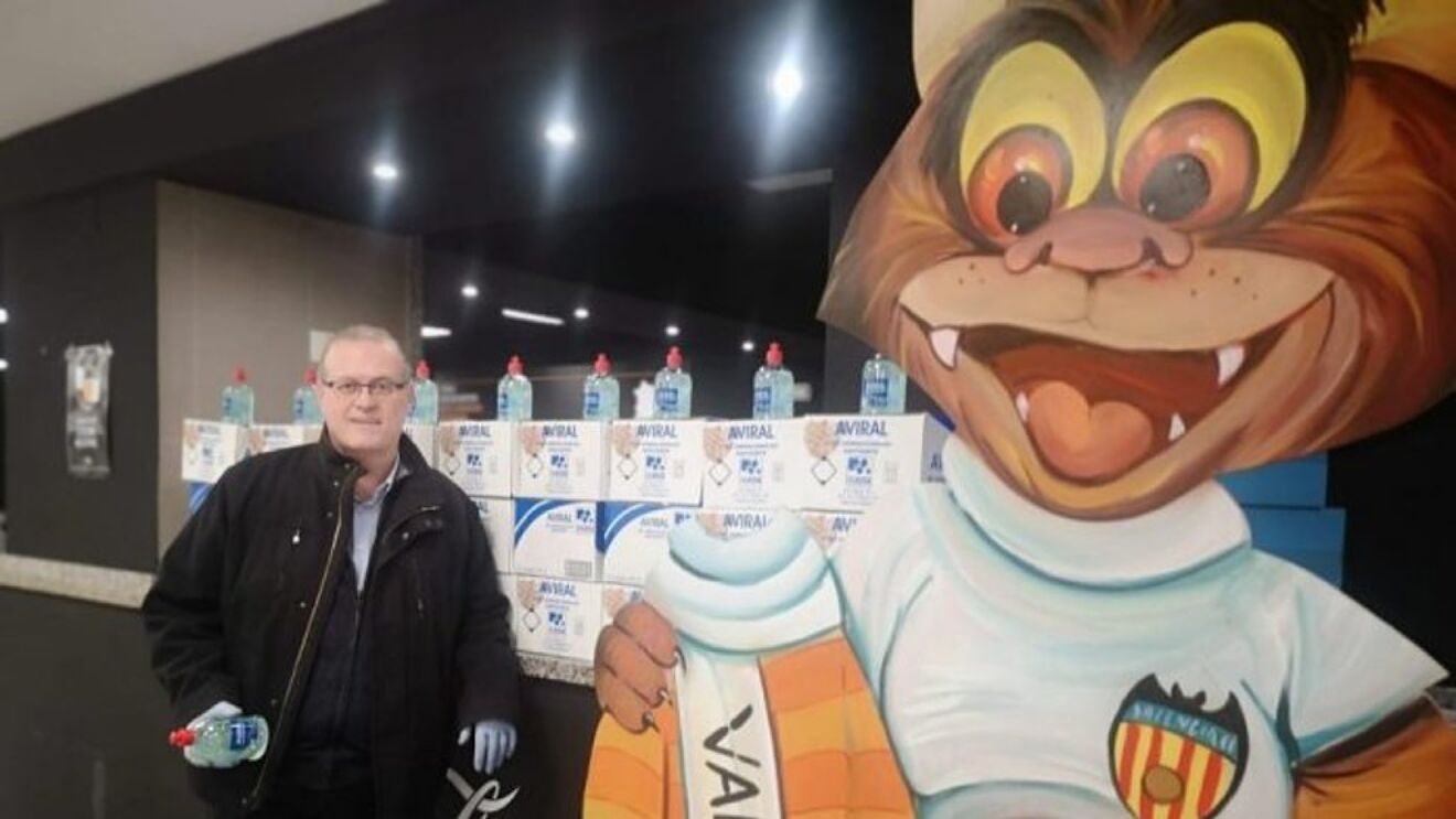 Fede Sagreras, presidente de la Federaci�n de Pe�as del Valencia.