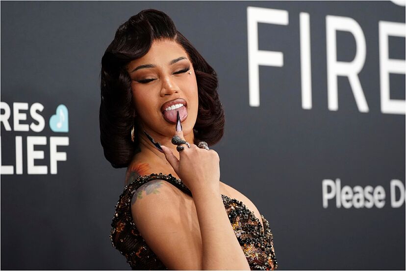 Cardi B looks radiant in her official debut as a couple with Stefon Diggs:  her husband Offset is history | Marca
